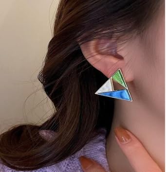 Stylish Triangular Stud Earrings
