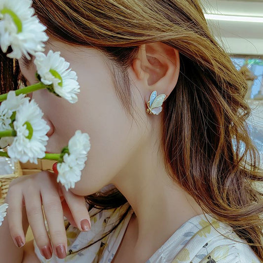 Cute Butterfly Stud Earrings