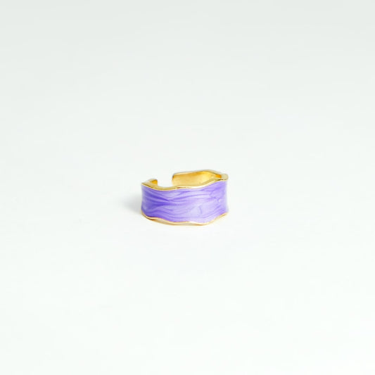 Purple Adjustable Ring