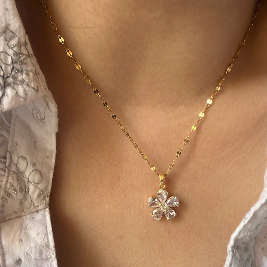 Flora 18K Gold Plated Necklace