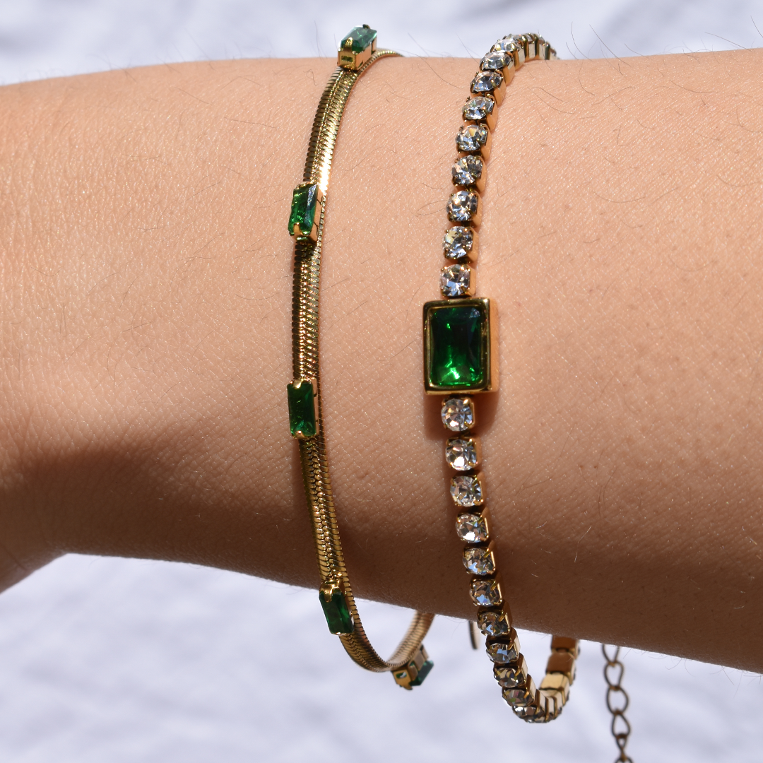 Emerald Link Bracelet