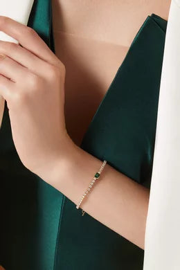Emerald Link Bracelet