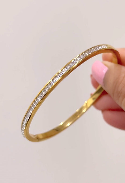 Rhinestones Band Bracelet