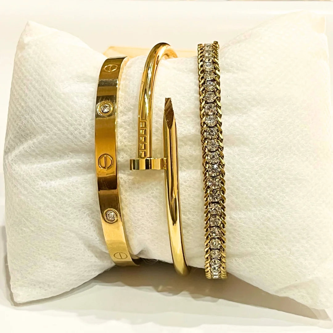 Golden Trio Bracelet (Small Size)