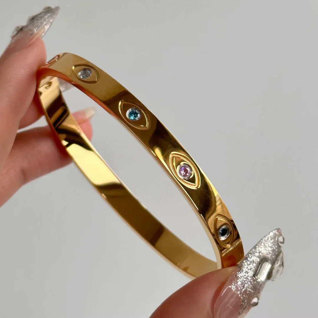 Celeste Evil Eye Kada Bracelet
