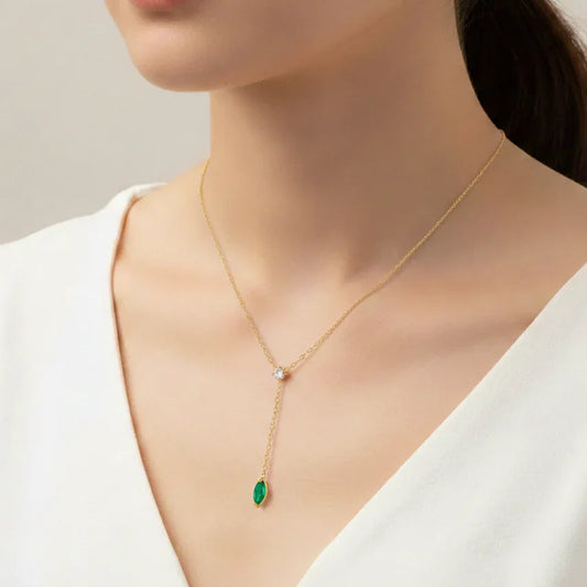 Emerald Dew Necklace