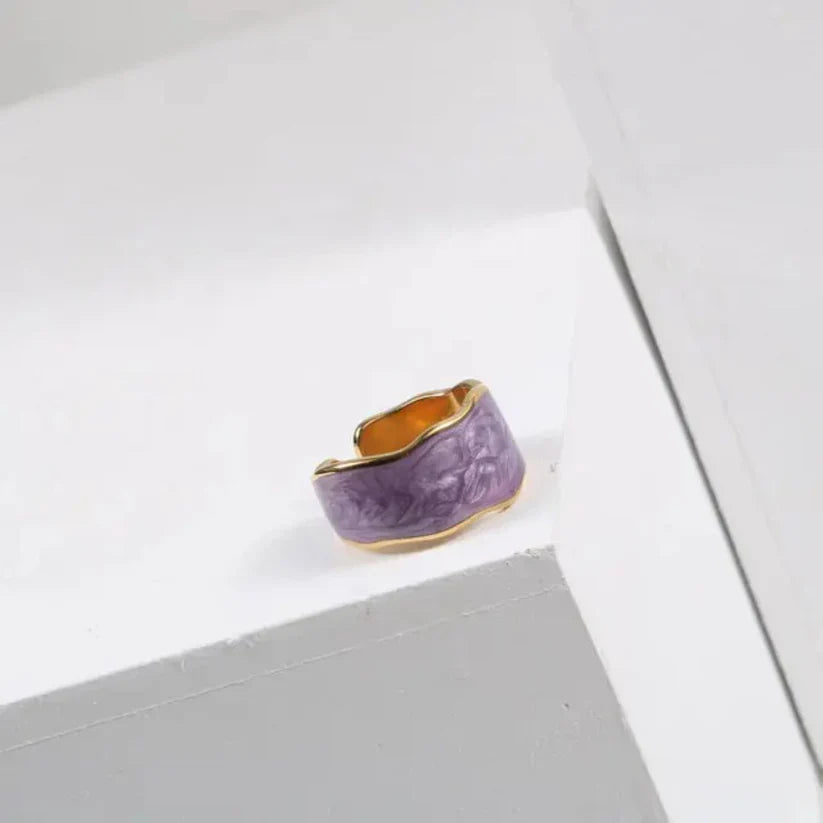 Purple Adjustable Ring