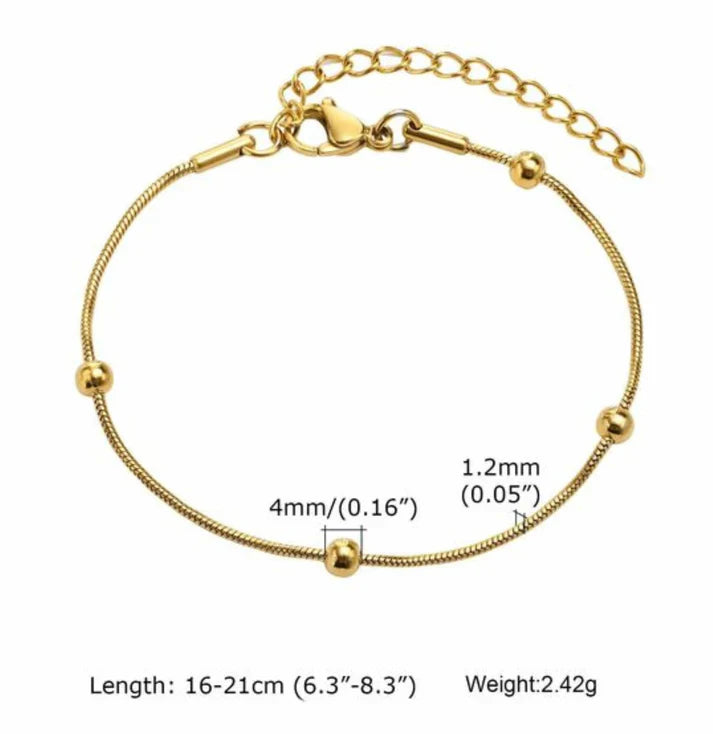 Beaded Chain Bracelet