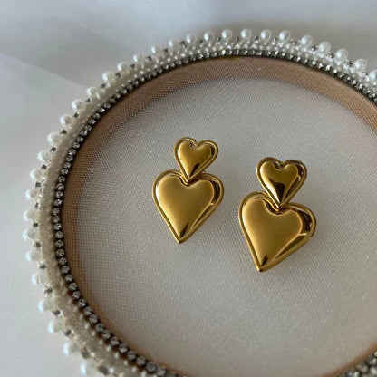 Love Drop 18K Gold Plated Earrings
