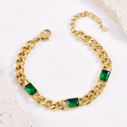 Green & Gold Lush Bracelet