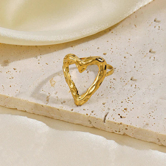 Irregular Heart Shaped Ring