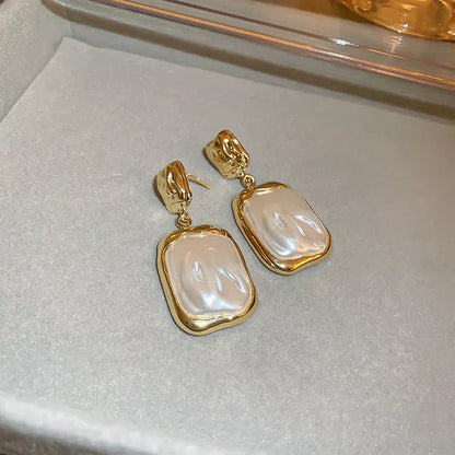Statement Molten Pearl Earrings