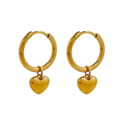 Luxy Small Heart Hoop Earrings