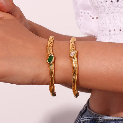 Opulent Aura Cuff Bangle