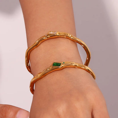Opulent Aura Cuff Bangle
