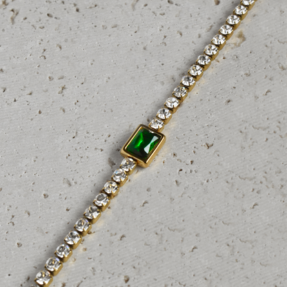 Emerald Link Bracelet