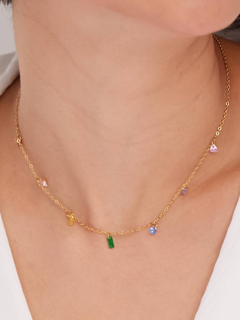 Dainty Embellished Necklace