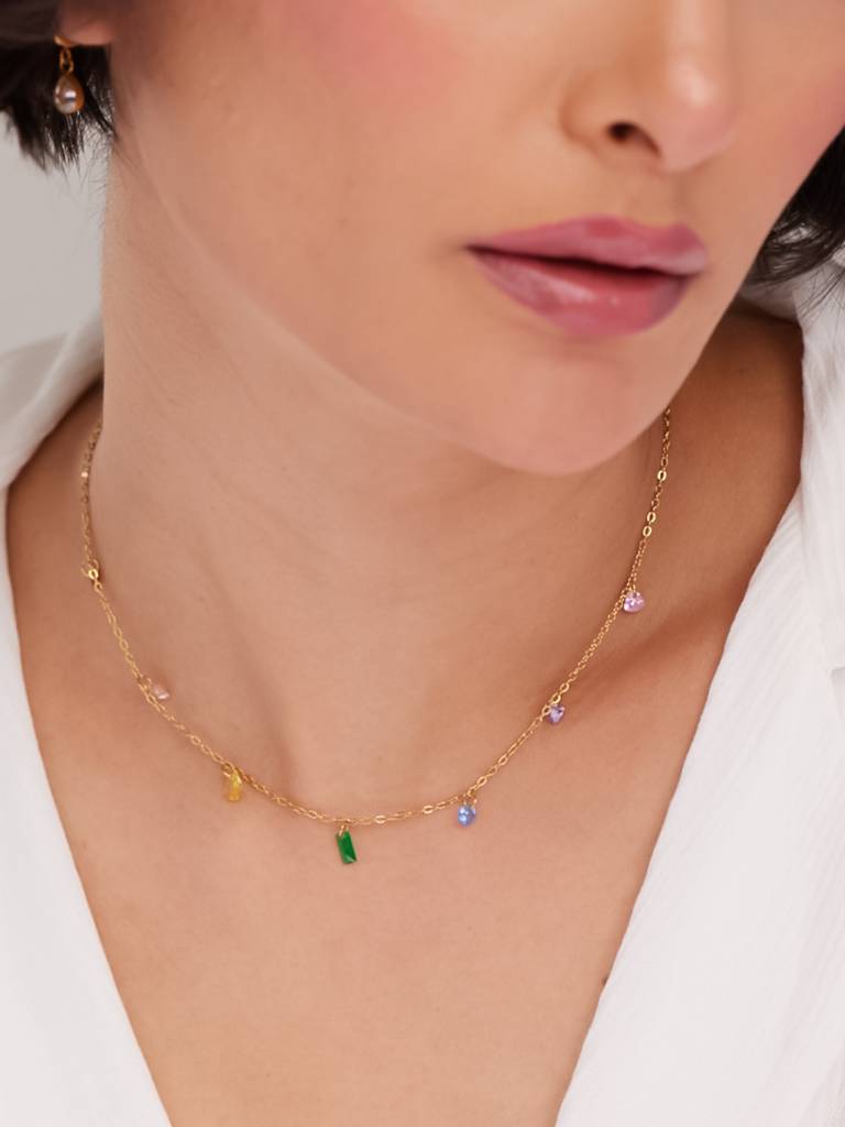 Dainty Embellished Necklace