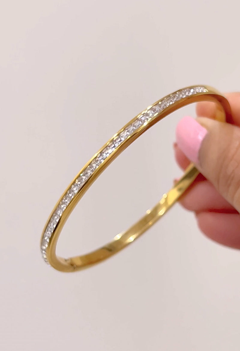 Rhinestones Band Bracelet