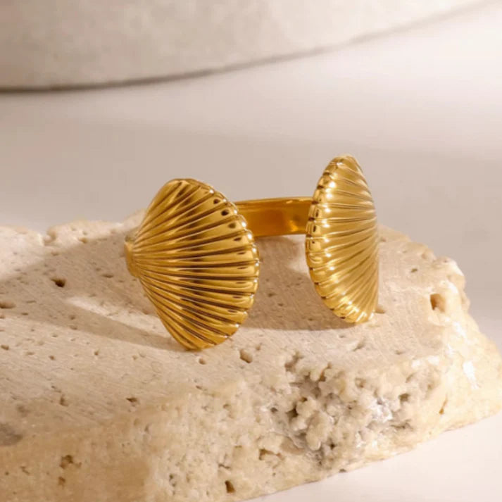 Ocean Whisper Adjustable Ring