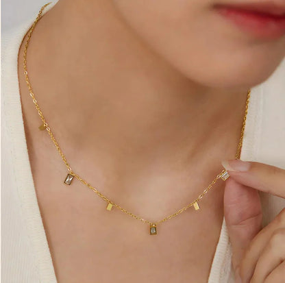 Dainty Geometric Necklace