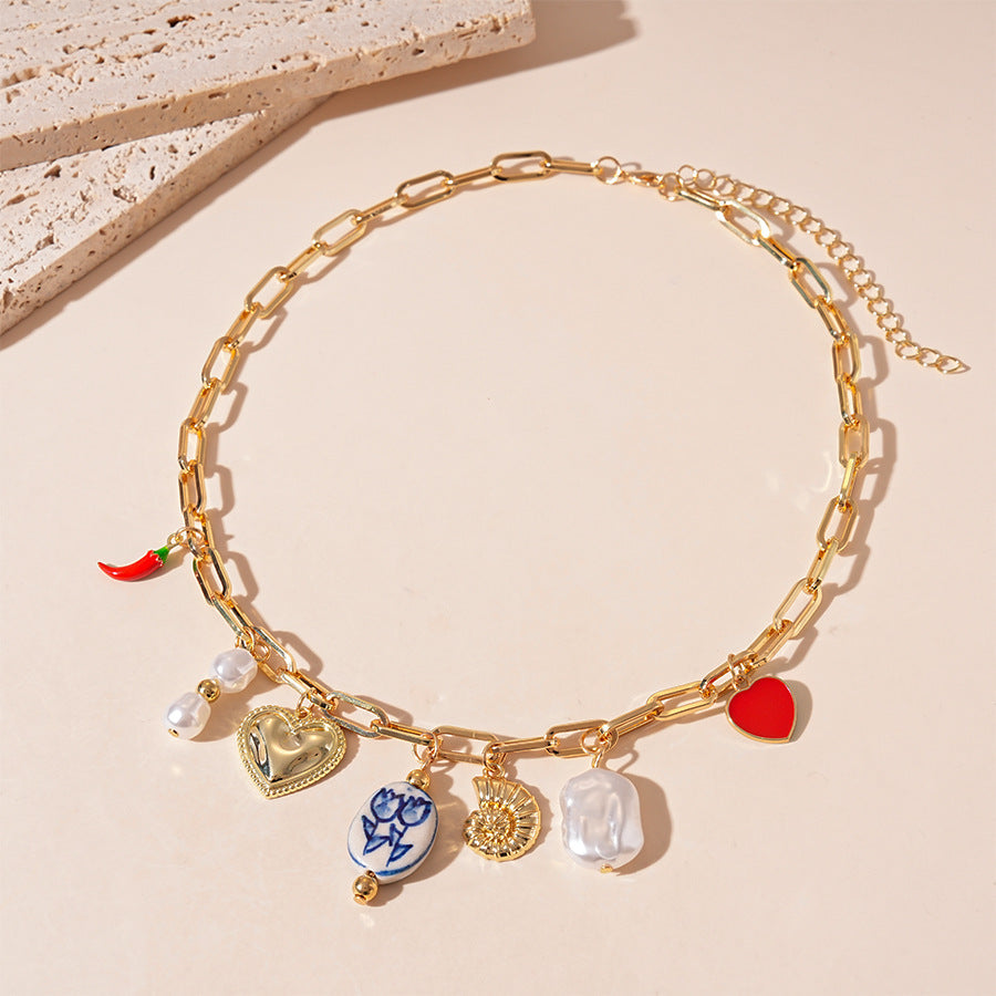 Whimsical Sweetheart Necklace