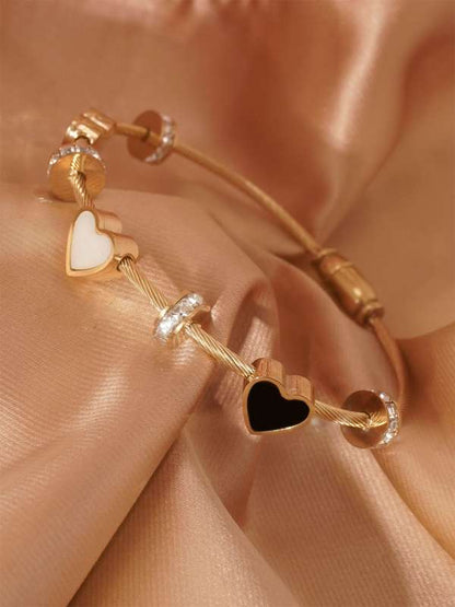 Classic Heart Openable Bracelet