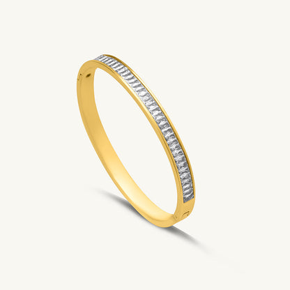 Radiance Row Bangle Bracelet ( Small Size )