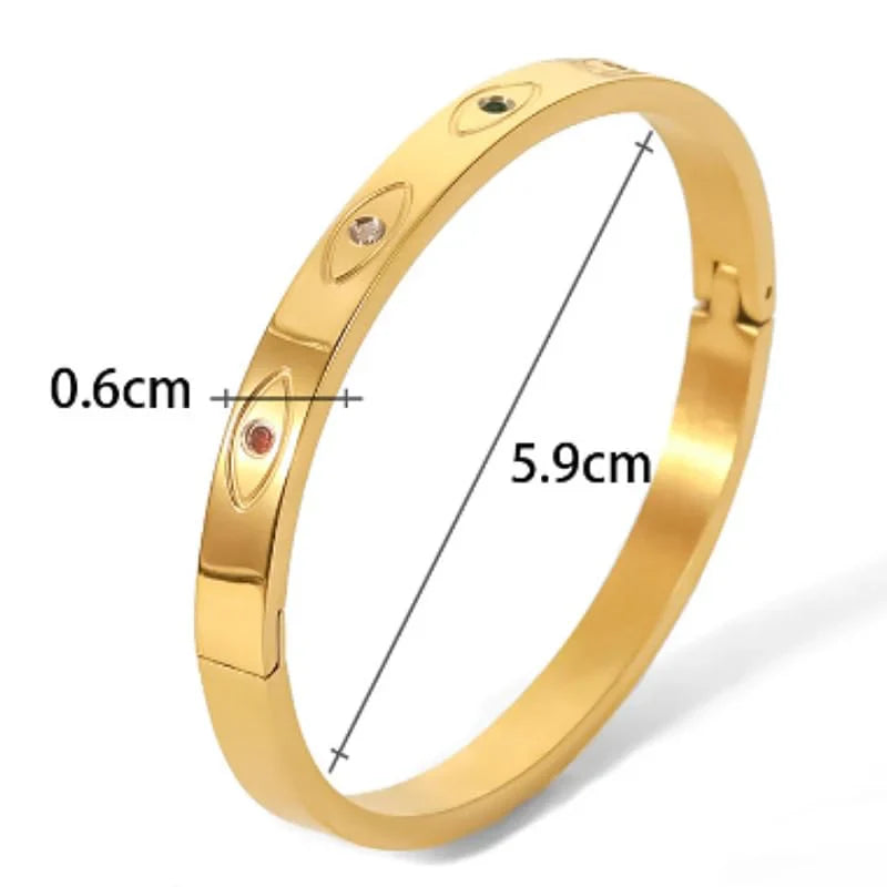 Celeste Evil Eye Kada Bracelet