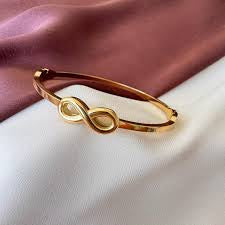 Infinity Bangle Bracelet ( Small Size )