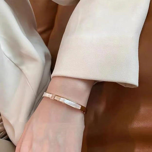 Aurora Mother-of-Pearl Bangle Bracelet