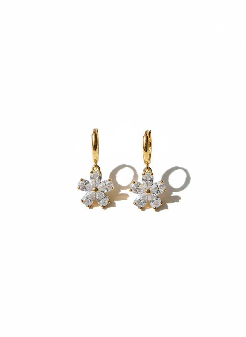 Flower Drop Earrings