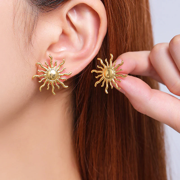 Sunburst Statement Earrings