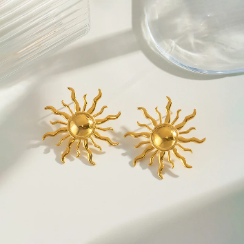 Sunburst Statement Earrings