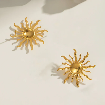 Sunburst Statement Earrings