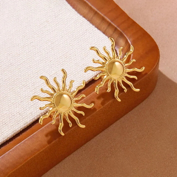 Sunburst Statement Earrings