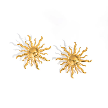Sunburst Statement Earrings