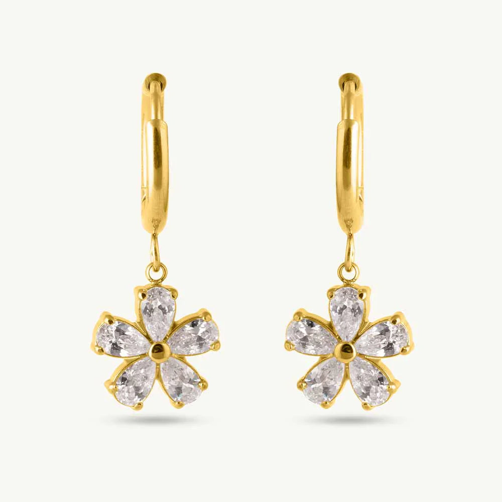 Flower Drop Earrings