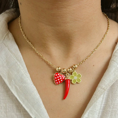 Sweet & Spicy Charm Necklace