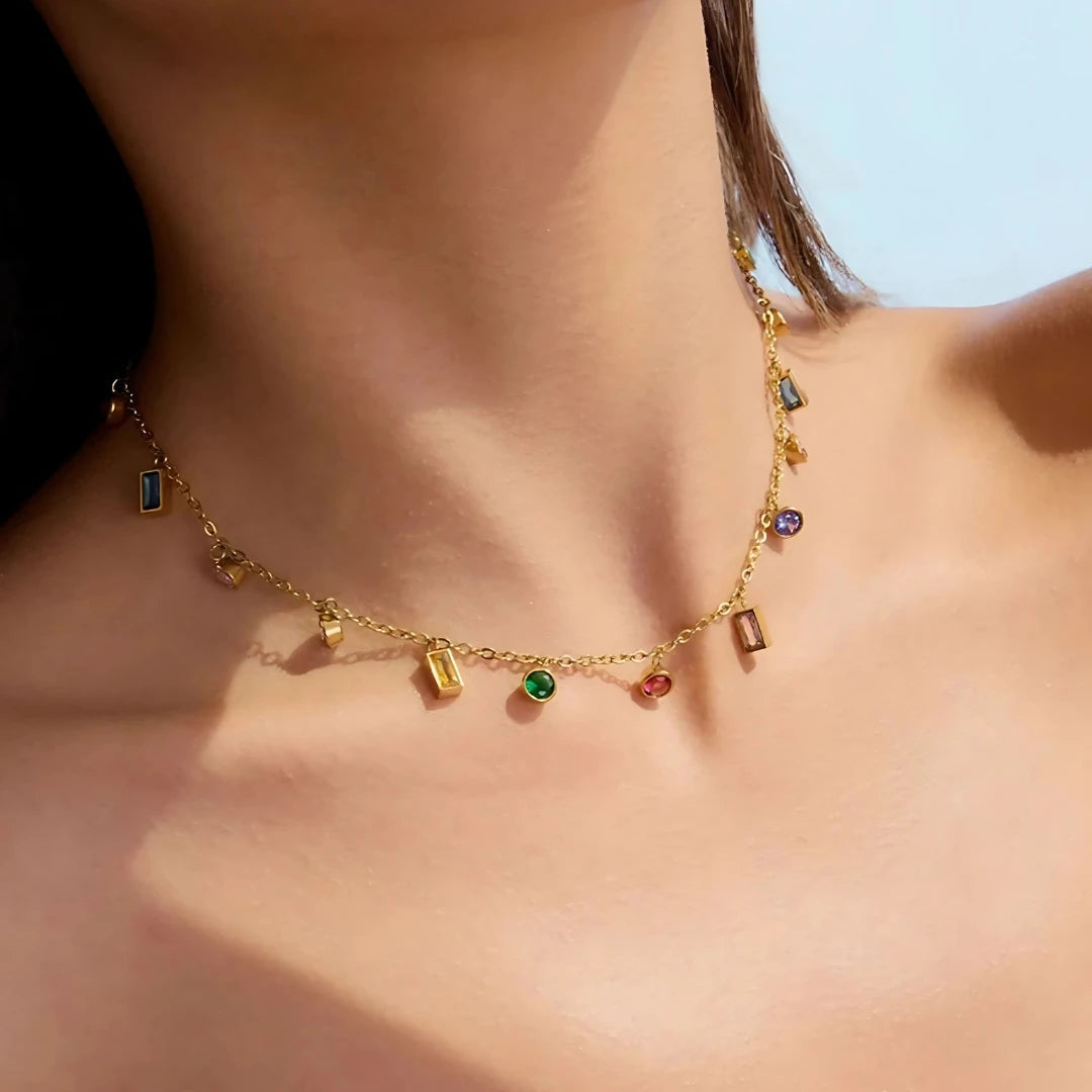 Dainty Embellished Necklace