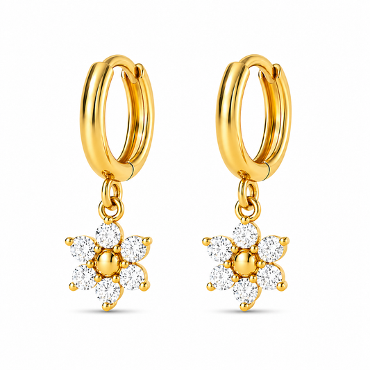 Blossom Drop Hoops