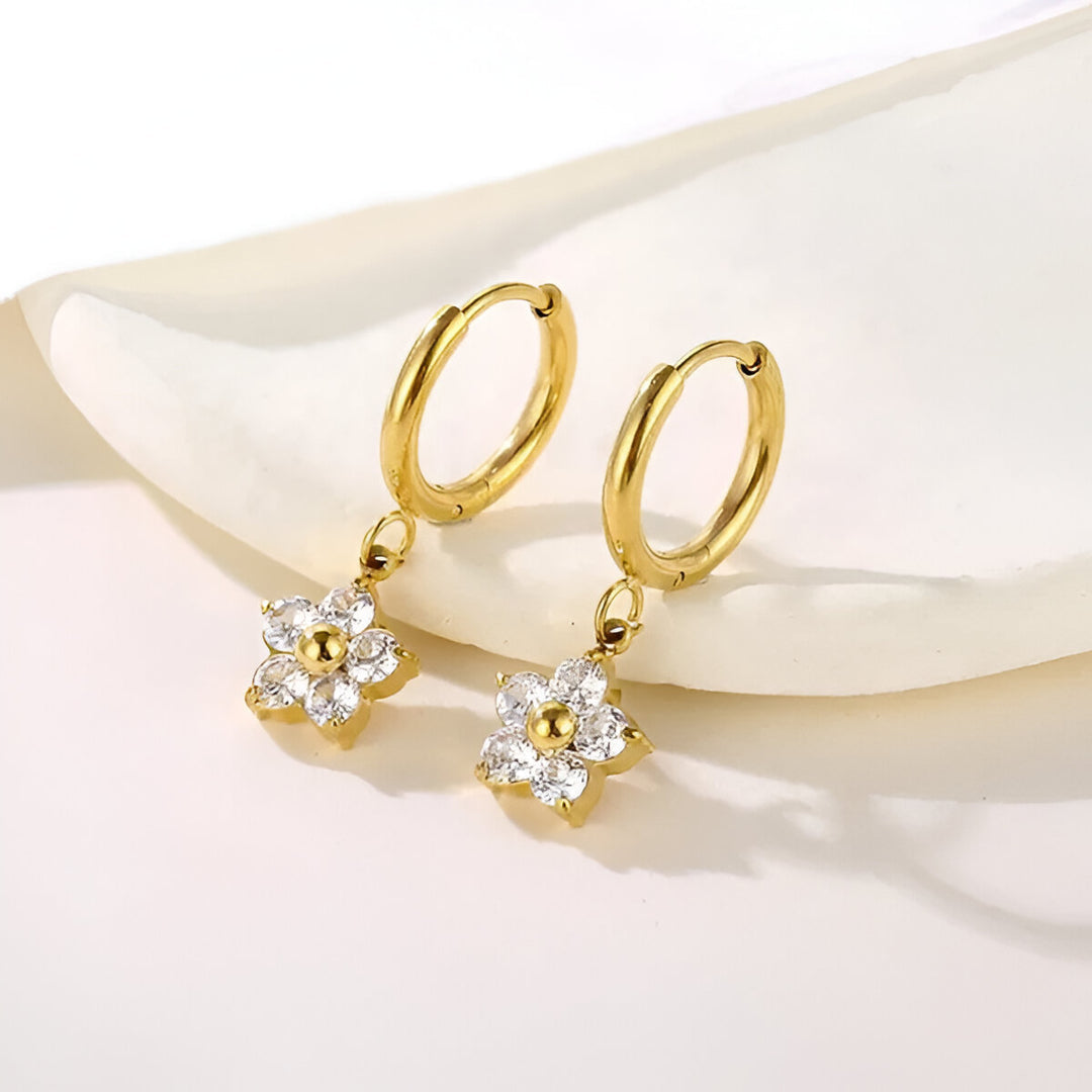 Blossom Drop Hoops