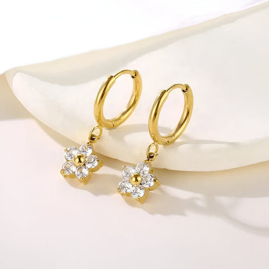 Blossom Drop Hoops