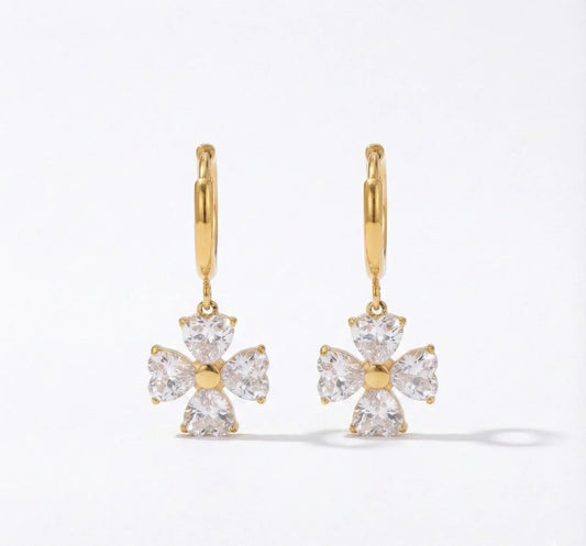 Sweet Flower Drop Earrings