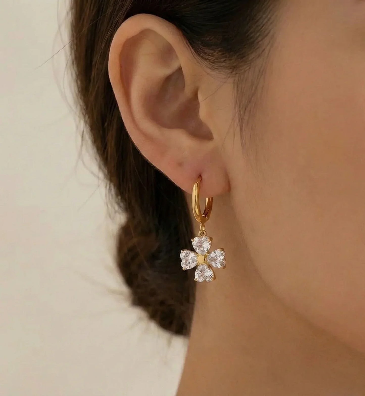 Sweet Flower Drop Earrings