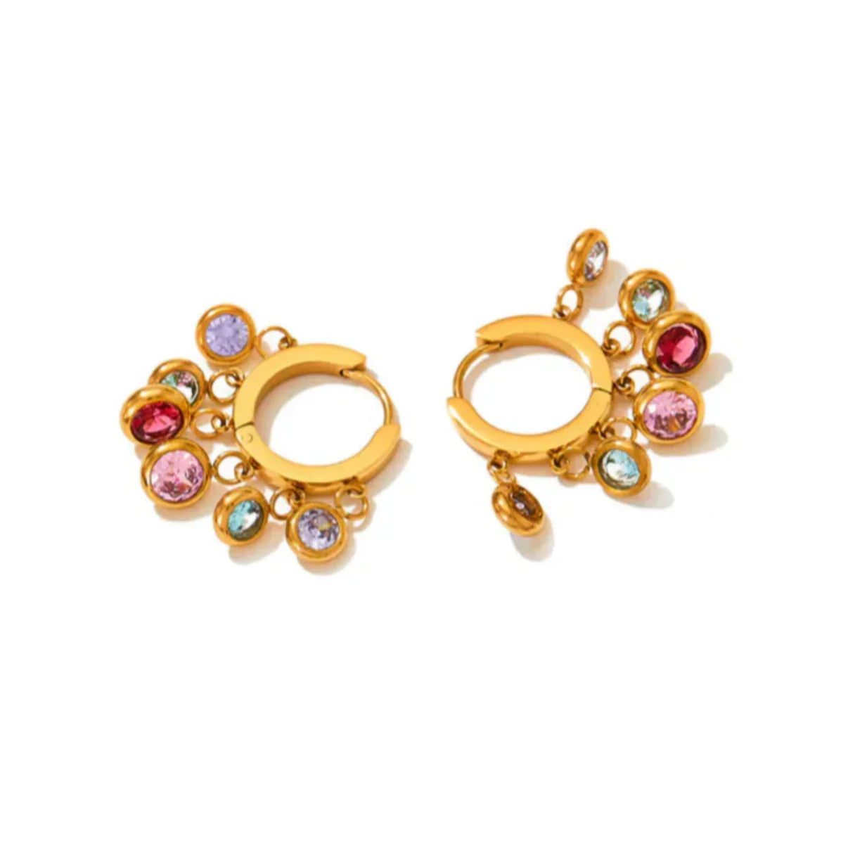 Candy Charm Hoops