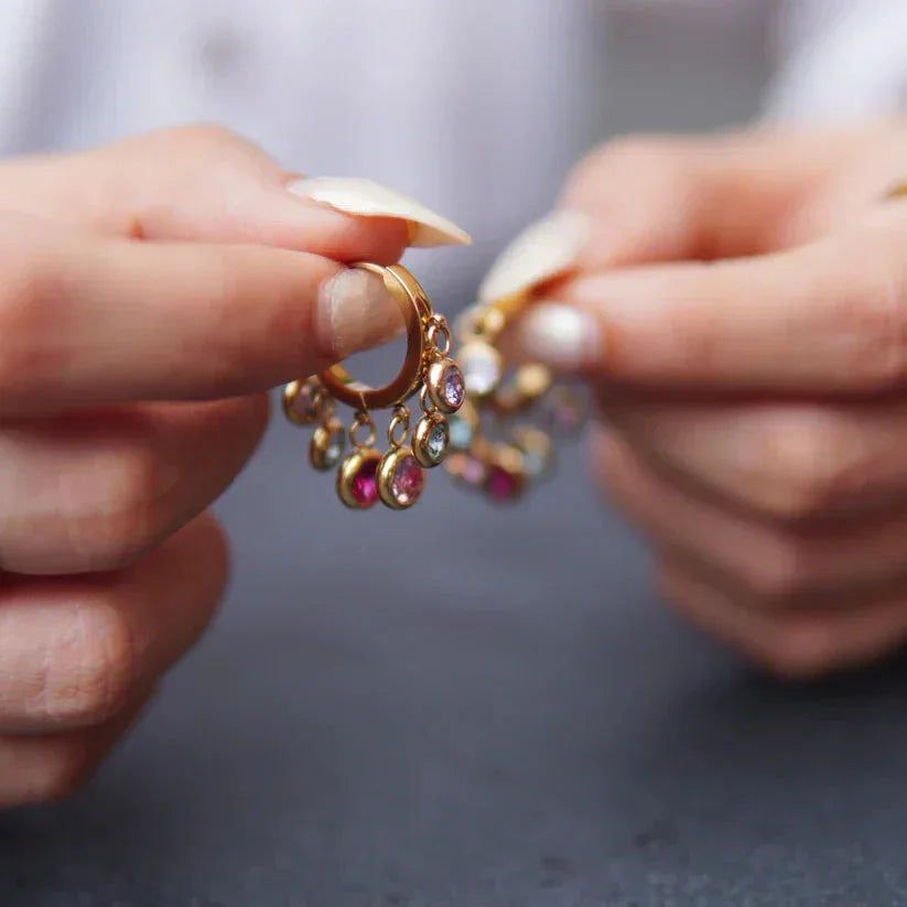 Candy Charm Hoops