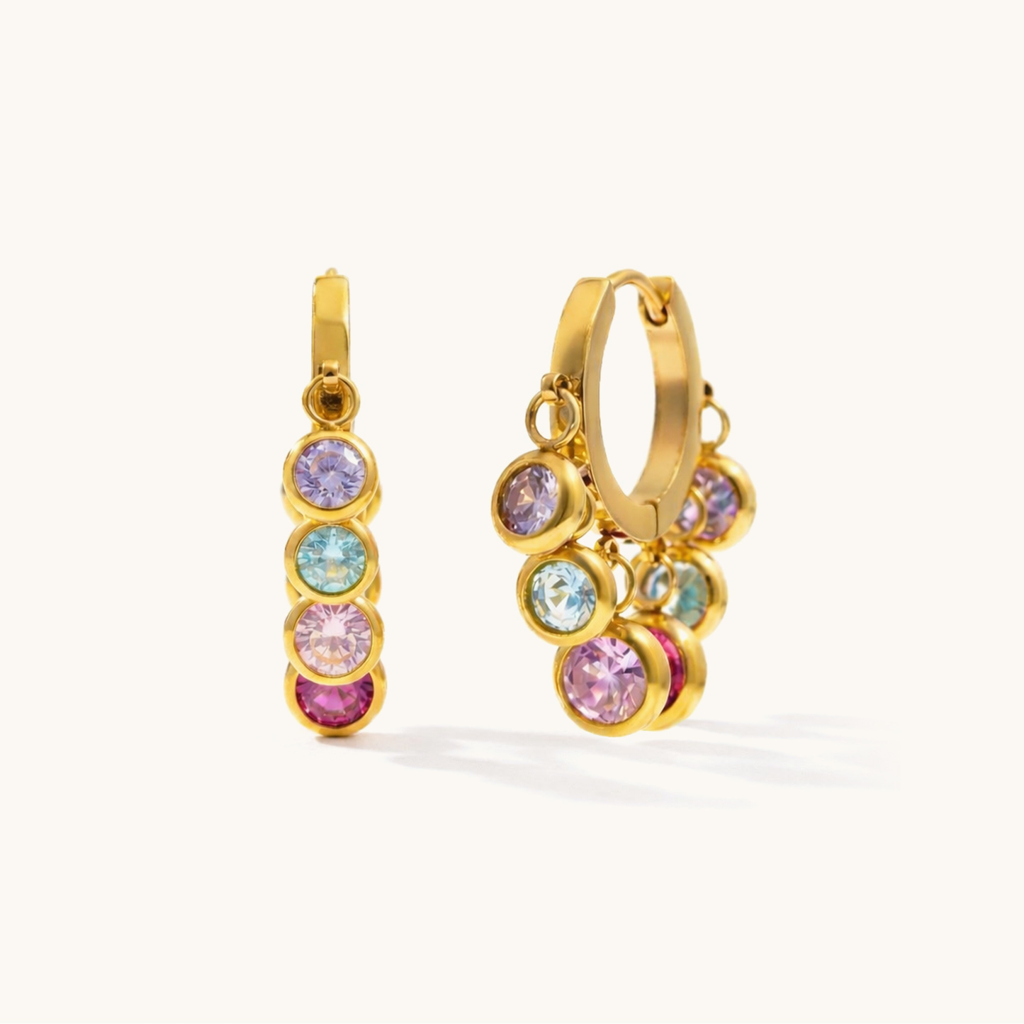 Candy Charm Hoops