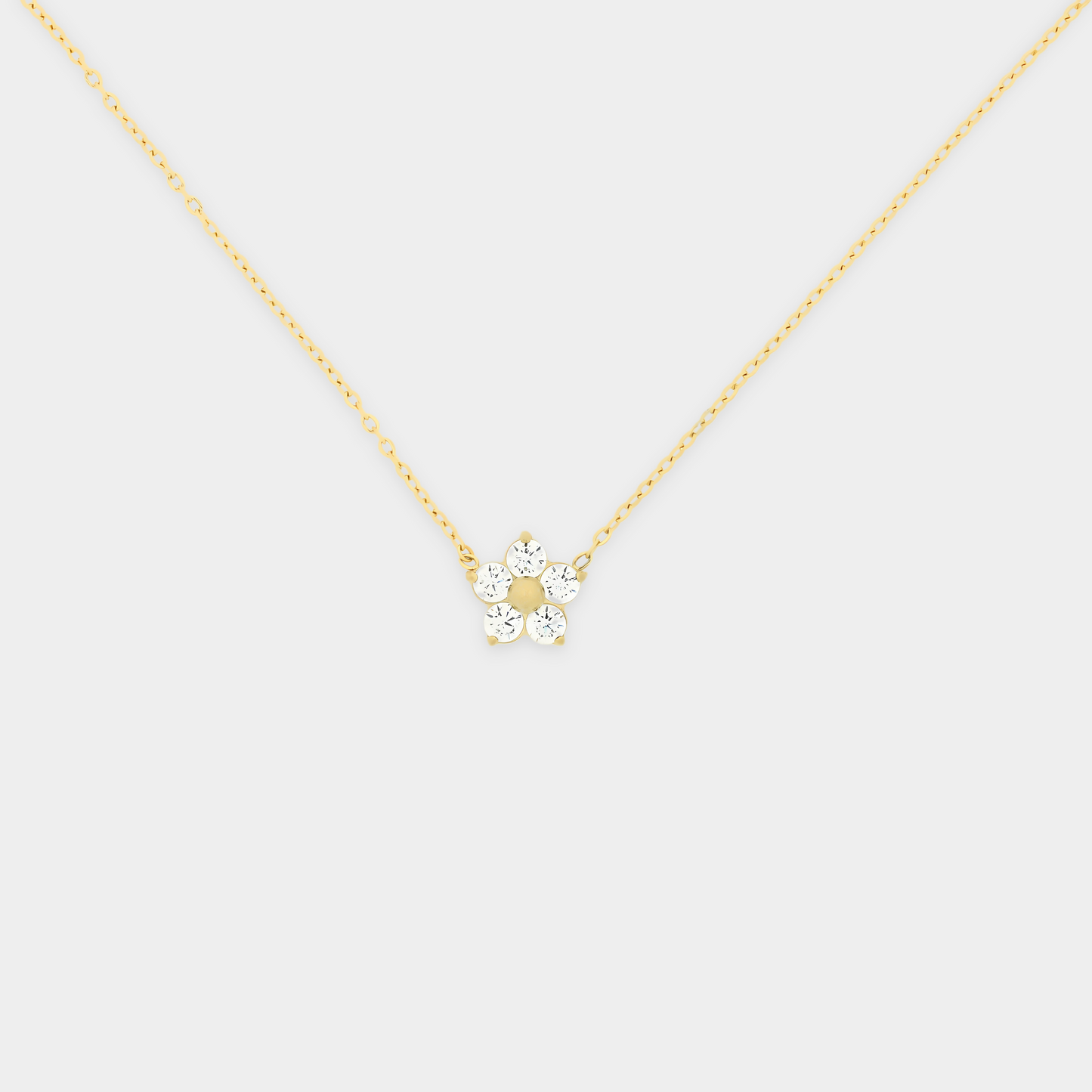 Golden Flower Necklace