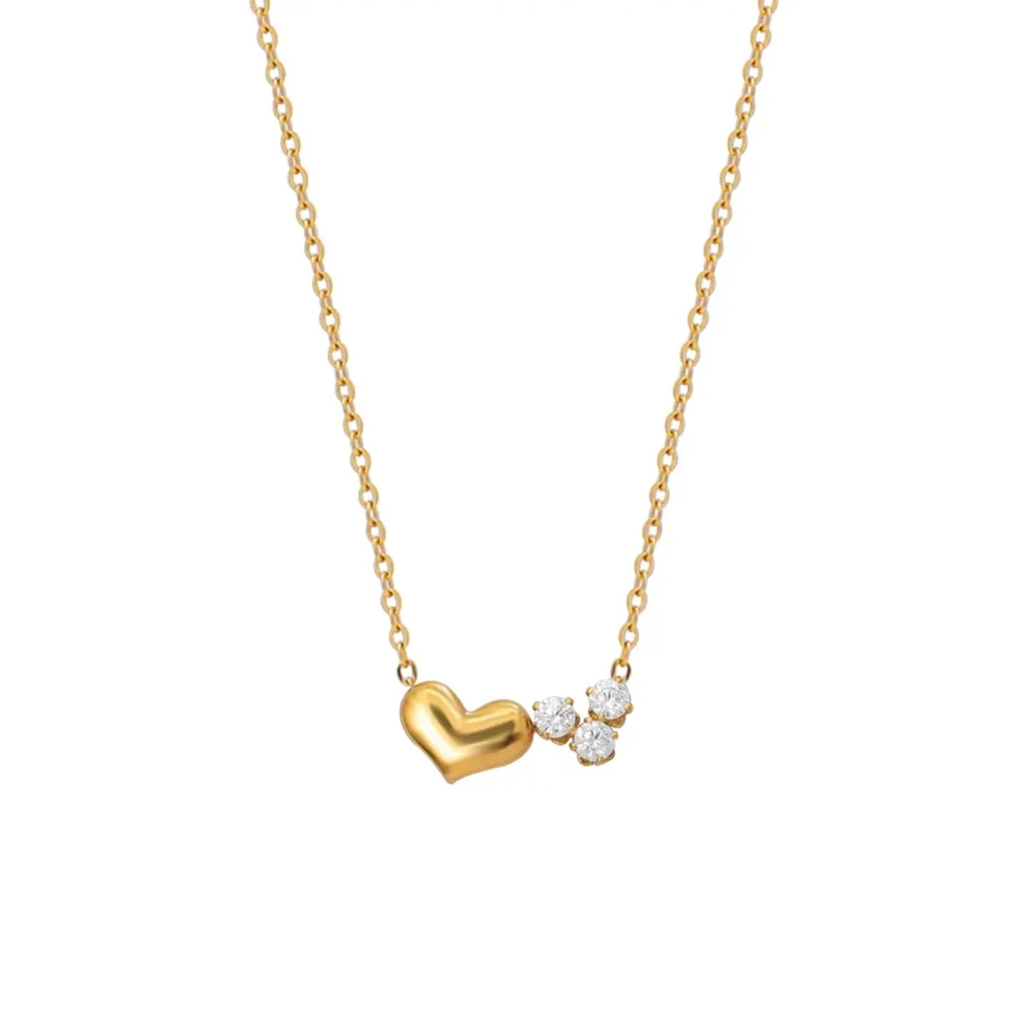 Trio Heart Necklace